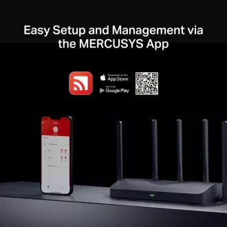 MERCUSYS MR47BE - BE9300 tropojasni Wi-Fi 7 usmjerivač, 2,5G WAN, 3x 2,5G LAN, EasyMesh