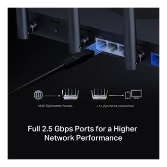 MERCUSYS MR47BE - BE9300 tropojasni Wi-Fi 7 usmjerivač, 2,5G WAN, 3x 2,5G LAN, EasyMesh