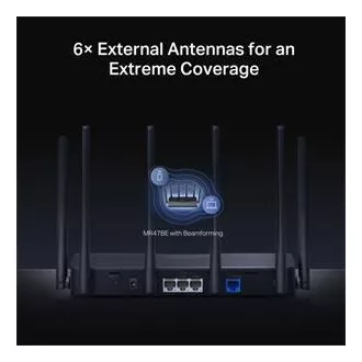 MERCUSYS MR47BE - BE9300 tropojasni Wi-Fi 7 usmjerivač, 2,5G WAN, 3x 2,5G LAN, EasyMesh