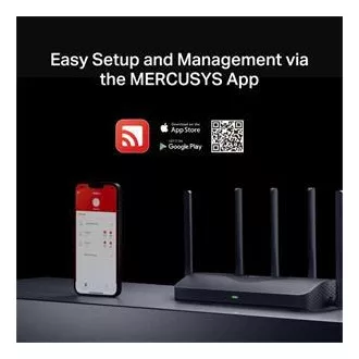 MERCUSYS MR47BE - BE9300 tropojasni Wi-Fi 7 usmjerivač, 2,5G WAN, 3x 2,5G LAN, EasyMesh