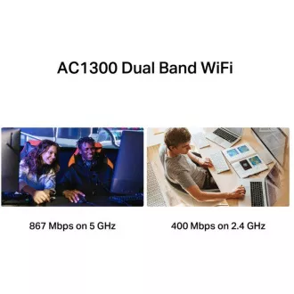 MERCUSYS MA30H - AC1300 bežični dvopojasni USB adapter - antena, visoki dobitak