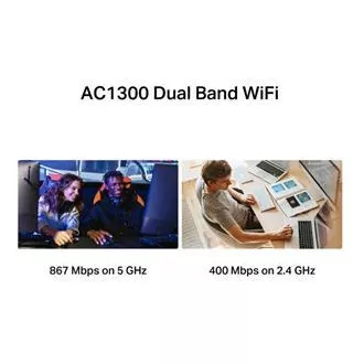 MERCUSYS MA30H - AC1300 bežični dvopojasni USB adapter - antena, visoki dobitak