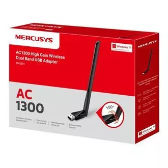 MERCUSYS MA30H - AC1300 bežični dvopojasni USB adapter - antena, visoki dobitak