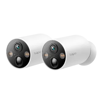 TP-Link Tapo C425 (2 paketa) - Vanjska IP kamera postavljena na baterije, WiFi, 4 MP ( 2560 x 1440 px ) 150°, ONVIF Starlight