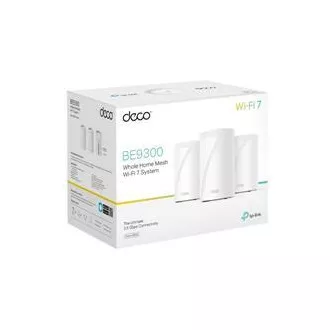TP-Link Deco BE65(3-pack) BE9300 Tropojasni Mesh WiFi 7 sustav za cijeli dom, 4x 2.5GLAN, USB, 2.4/5/6GHz, HomeShi