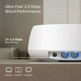 TP-Link Deco BE25 (1-paket) - BE3600 mrežasti WiFi 7 sustav za cijeli dom