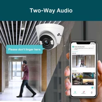 TP-Link VIGI C450 (2,8 mm) kupolasta kamera, 5 MP, 2,8 mm, puna boja