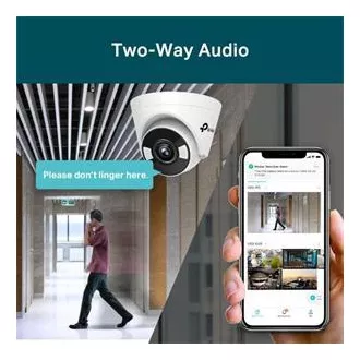TP-Link VIGI C450 (2,8 mm) kupolasta kamera, 5 MP, 2,8 mm, puna boja