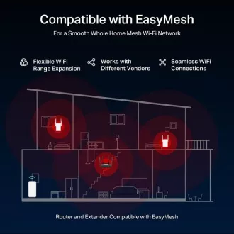 Mercusys MR25BE Dvopojasni Wi-Fi 7 ruter BE3600