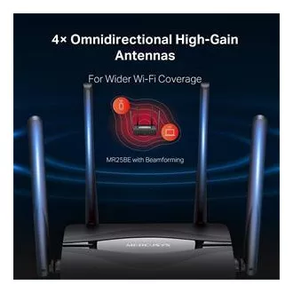 Mercusys MR25BE Dvopojasni Wi-Fi 7 ruter BE3600