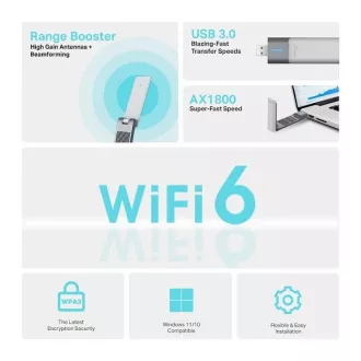 TP-Link Archer TX20UH - AX1800 bežični USB adapter s visokim pojačanjem TP-Link Archer TX20UH - AX1800 bežični USB adapter s visokim pojačanjem