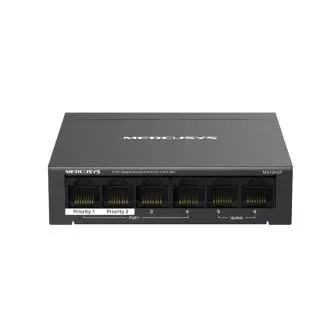 Mercusys MS106PG stolni preklopnik sa 6 portova 100/1000 Mbps s 4 PoE+ porta