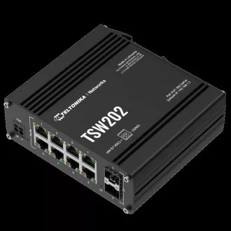 Teltonika PoE+ L2 upravljani prekidač 8 10/100/1000, 2x SFP - TSW202