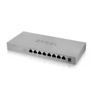 Zyxel XMG-108HP 8 portova 2.5G + 1 SFP+, 8 portova 100W ukupno PoE++ Desktop MultiGig neupravljani prekidač