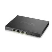 Zyxel XGS1935-28HP, 28 Port Lite-L3 Smart Managed PoE Switch, 24x Gigabit PoE i 4x 10G SFP+, hibridni način rada, samostalni o