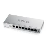 Zyxel GS1200-8HP v3, 8-portni gigabitni PoE+ stolni preklopnik s web upravljanjem, 4x PoE, 68 W