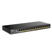 Zyxel GS1100-16EPS Slimline PoE+ 135W 16 Gigabit port - DIP selector Neupravljani preklopnik