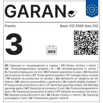 Premio Basic 312 S500 bez OS-a (i3-12100/8GB/500GB/bez OS-a) Premio Basic 312 S500 bez OS-a (i3-12100/8GB/500GB/bez OS-a)