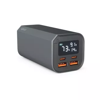 Epico Alu Power Bank PD 100W - 20.000mAh - siva