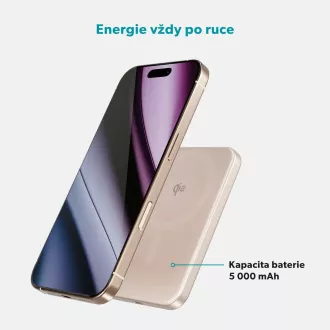Epico Qi2 5000mAh Alu Mag+ PowerBank EM51 - ružičasta Epico Qi2 5000mAh Alu Mag+ PowerBank EM51 - ružičasta