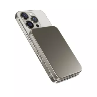 Epico Qi2 5000mAh Alu Mag+ PowerBank EM51 - titan