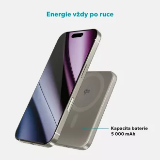 Epico Qi2 5000mAh Alu Mag+ PowerBank EM51 - titan
