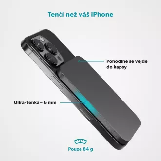 Epico 3000mAh Alu Mag+ PowerBank EM31 - siva