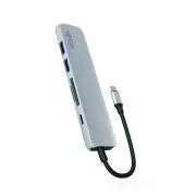 Epico 6u1 aluminijski USB-C 8K hub - plavi