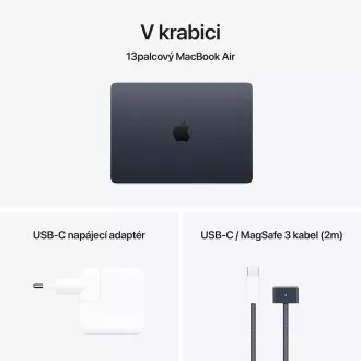 Apple MacBook Air 13"/M4/13.6"/2560x1664/16GB/256GB SSD/M4/Sequoia/Midnight/1R Apple MacBook Air 13"/M4/13.6"/2560x1664/16GB/256GB SSD/M4/Sequoia/Midnight/1R