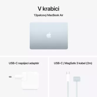 Apple MacBook Air 13"/M4/13.6"/2560x1664/16GB/256GB SSD/M4/Sequoia/Nebesko plava/1R