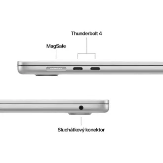 Apple MacBook Air 15"/M4/15.3"/2880x1864/16GB/512GB SSD/M4/Sequoia/Srebrni/1R Apple MacBook Air 15"/M4/15.3"/2880x1864/16GB/512GB SSD/M4/Sequoia/Srebrni/1R