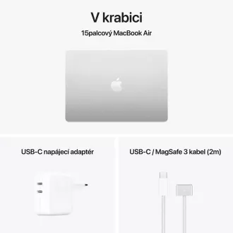 Apple MacBook Air 15"/M4/15.3"/2880x1864/16GB/512GB SSD/M4/Sequoia/Srebrni/1R Apple MacBook Air 15"/M4/15.3"/2880x1864/16GB/512GB SSD/M4/Sequoia/Srebrni/1R