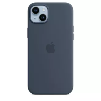 Silikonska maska za iPhone 14+ s MS - Storm Blue