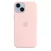 Silikonska maska za iPhone 14 s MagSafe - Chalk Pink