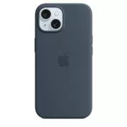 Silikonska maska za iPhone 15 s MagSafeom - olujno plava