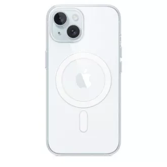 iPhone 15 + prozirna maska s MagSafeom