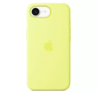 Silikonska maskica za iPhone 16e - neonsko žuta