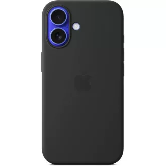 Silikonska maska za iPhone 16 Plus s MS - crna