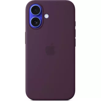 Silikonska maska za iPhone 16 Plus s MS - šljiva