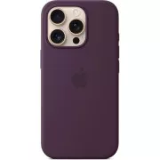 Silikonska maska za iPhone 16 Pro Max s MS - Plum