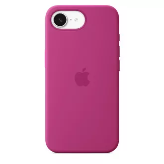 Silikonska maskica za iPhone 16e - fuksija Silikonska maskica za iPhone 16e - fuksija