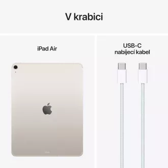 Apple iPad Air 13"/(M3) Wi-Fi + Cellular/12.9"/2732x2048/8GB/128GB/iPadOS18/Starlight
