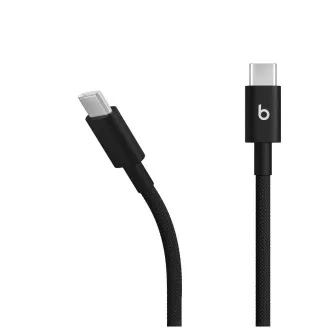 Beats USB-C / USB-C pleteni kabel (1,5 m) - crna boja