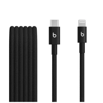 Beats USB-C/Lightning pleteni kabel (1,5 m) - crna boja