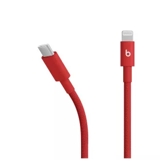 Beats USB-C/Lightning pleteni kabel (1,5 m) - Rapid Red