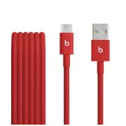 Beats USB-A / USB-C pleteni kabel (1,5 m) - Rapid Red