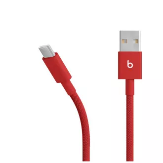 Beats USB-A / USB-C pleteni kabel (1,5 m) - Rapid Red