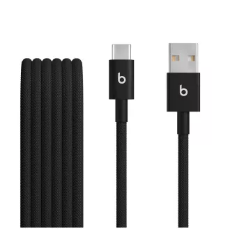 Beats USB-A / USB-C pleteni kabel (1,5 m) - crni (2 kom) Beats USB-A / USB-C pleteni kabel (1,5 m) - crni (2 kom)