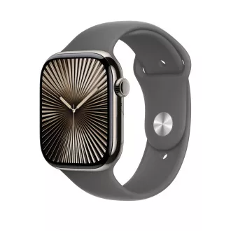 Sat Acc/46/Stone Grey Sport Band - S/M