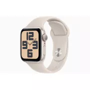 Apple Watch SE/40 mm/Starlight/Sportski remen/Starlight/-S/M